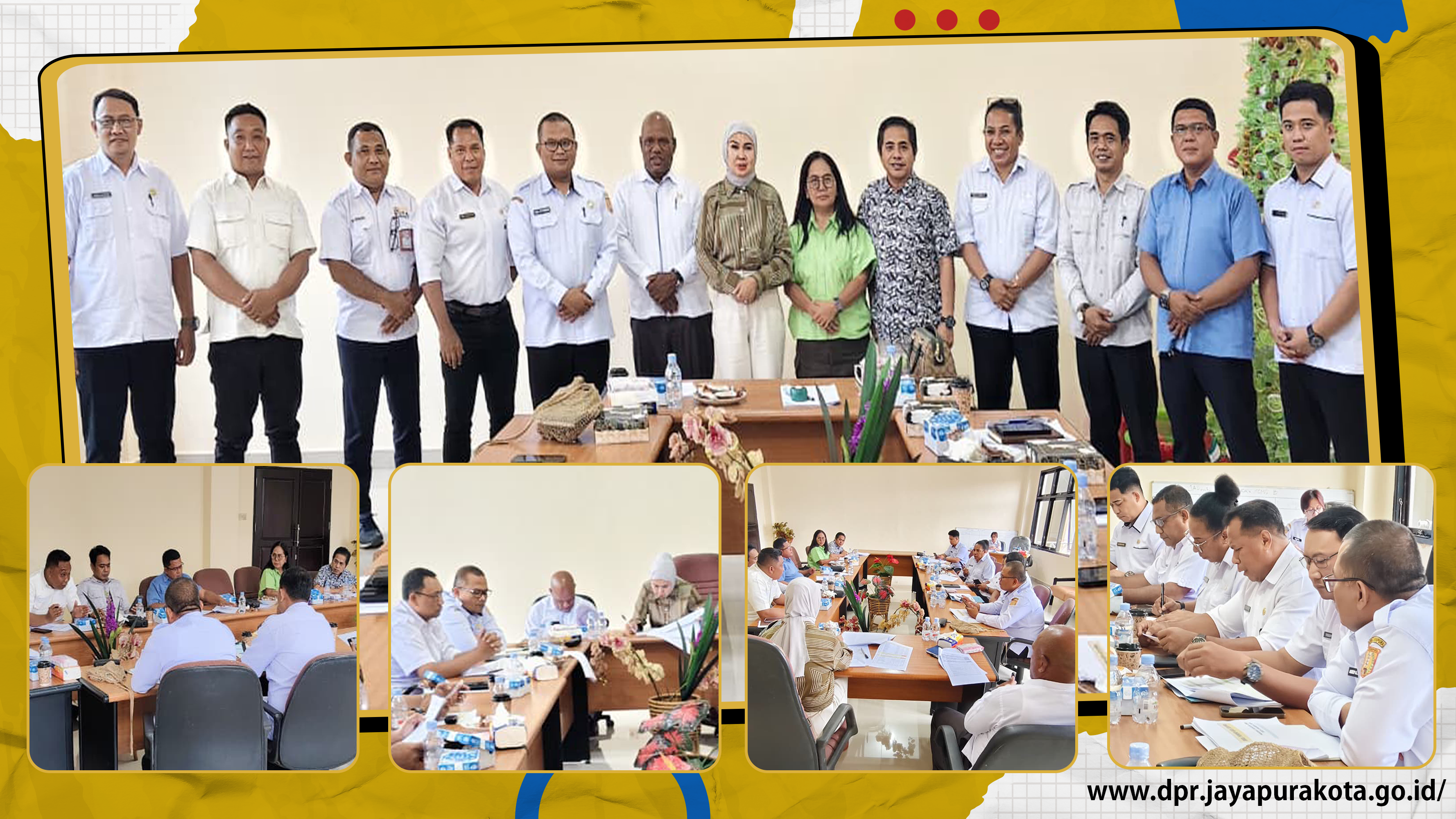 RAPAT DENGAR PENDAPAT YANG DILAKUKAN KOMISI B KOTA JAYAPURA BERSAMA DINAS PEKERJAAN UMUM, PENATAAN RUANG, PERUMAHAN DAN KAWASAN PERMUKIMAN (PUPRP & KP) KOTA JAYAPURA