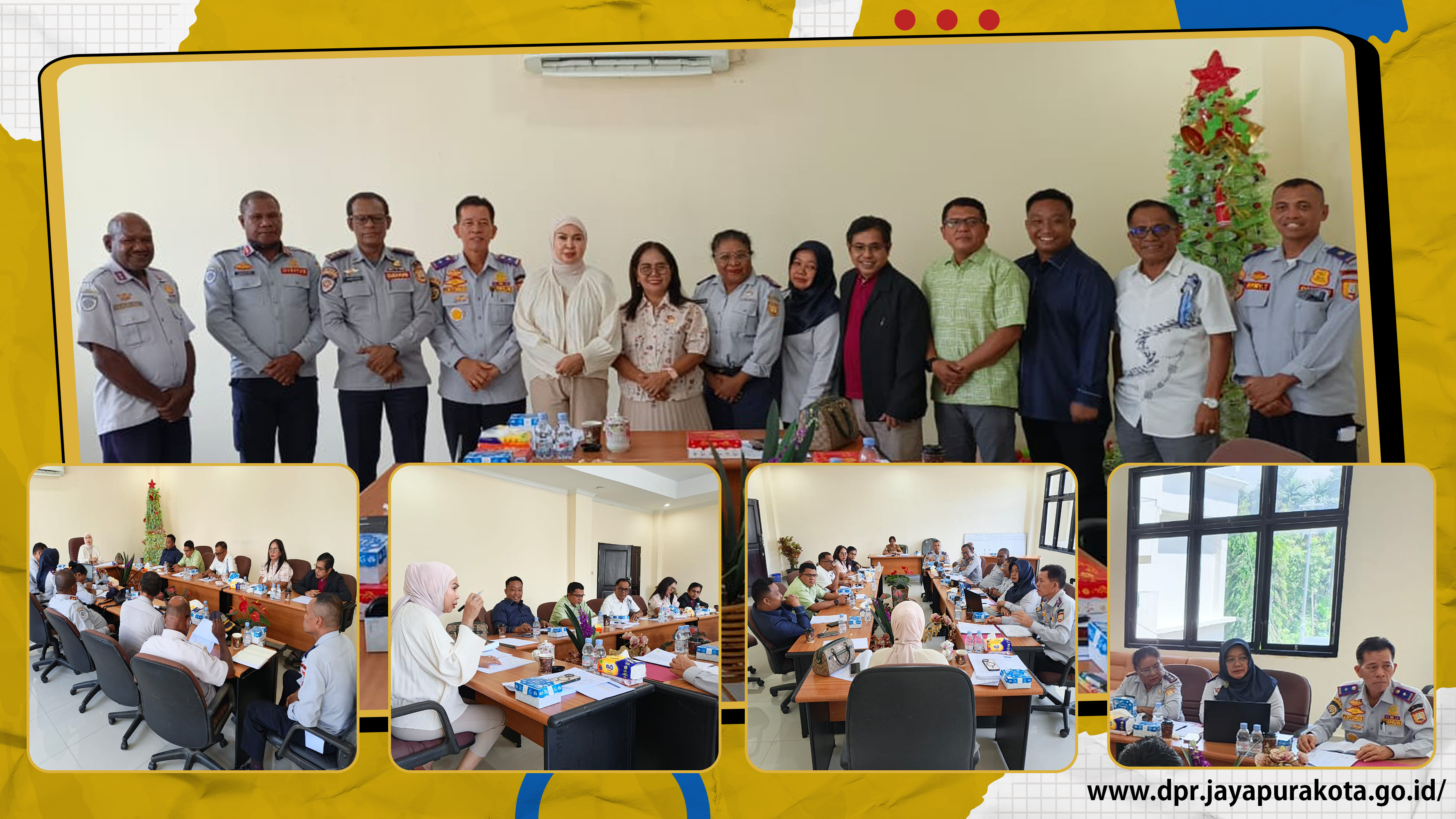 PENERTIBAN PERPARKIRAN DI KOTA JAYAPURA DAN PAD PARKIR MENJADI TOPIK PEMBAHASAN KOMISI B DPR KOTA JAYAPURA BERSAMA DINAS PERHUBUNGAN KOTA JAYAPURA DALAM RAPAT DENGAR PENDAPAT