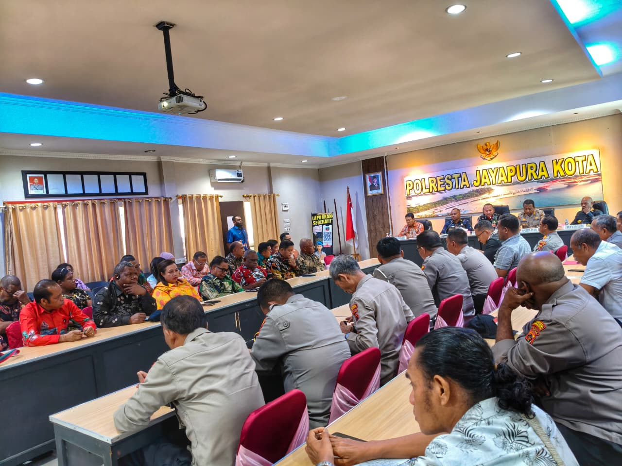 DPR Kota Jayapura Bahas Situasi Keamanan Jelang Ramadhan Bersama Polresta