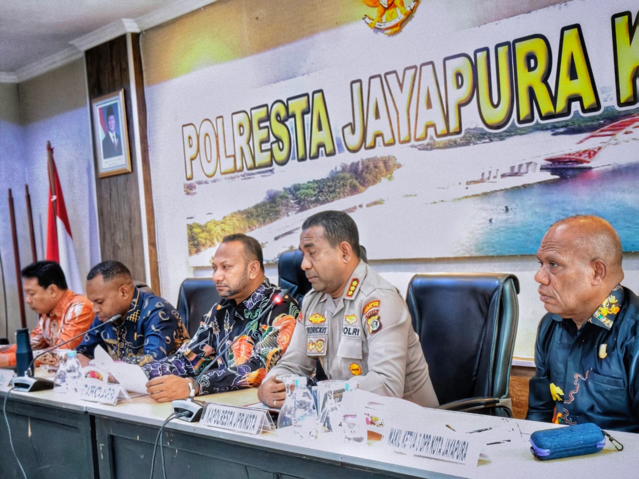 DPR Kota Jayapura Bahas Situasi Keamanan Jelang Ramadhan Bersama Polresta